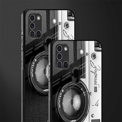 vintage camera glass case for samsung galaxy a21s image-2