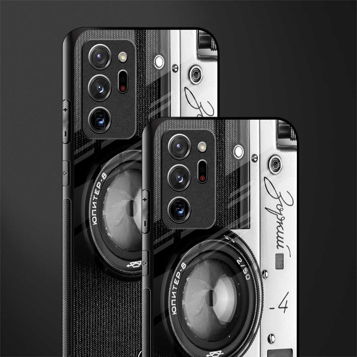vintage camera glass case for samsung galaxy note 20 ultra 5g image-2