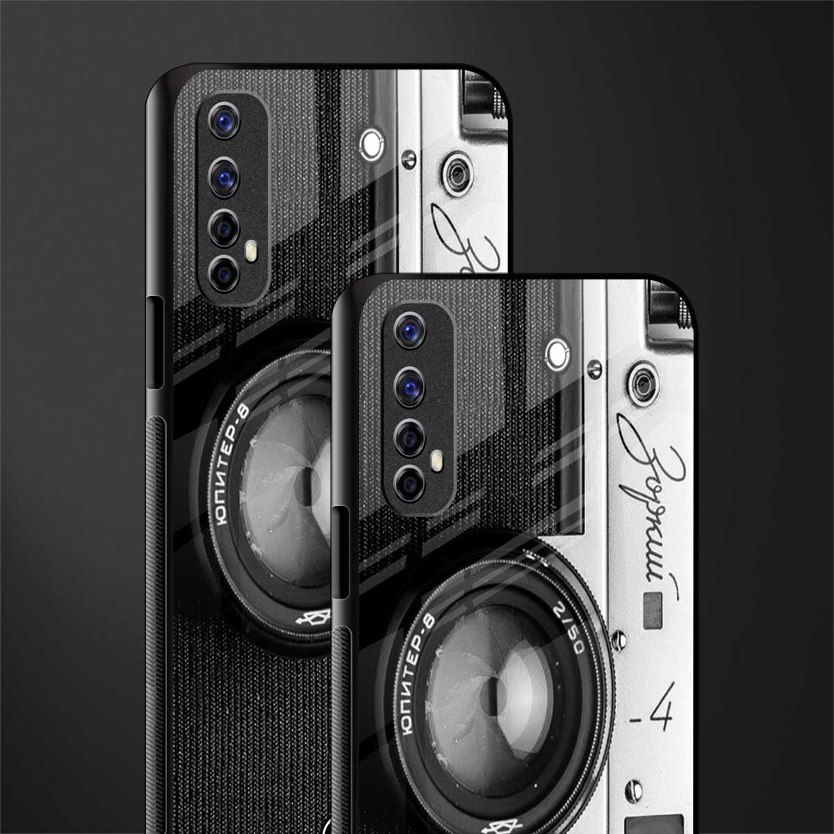 vintage camera glass case for realme 7 image-2