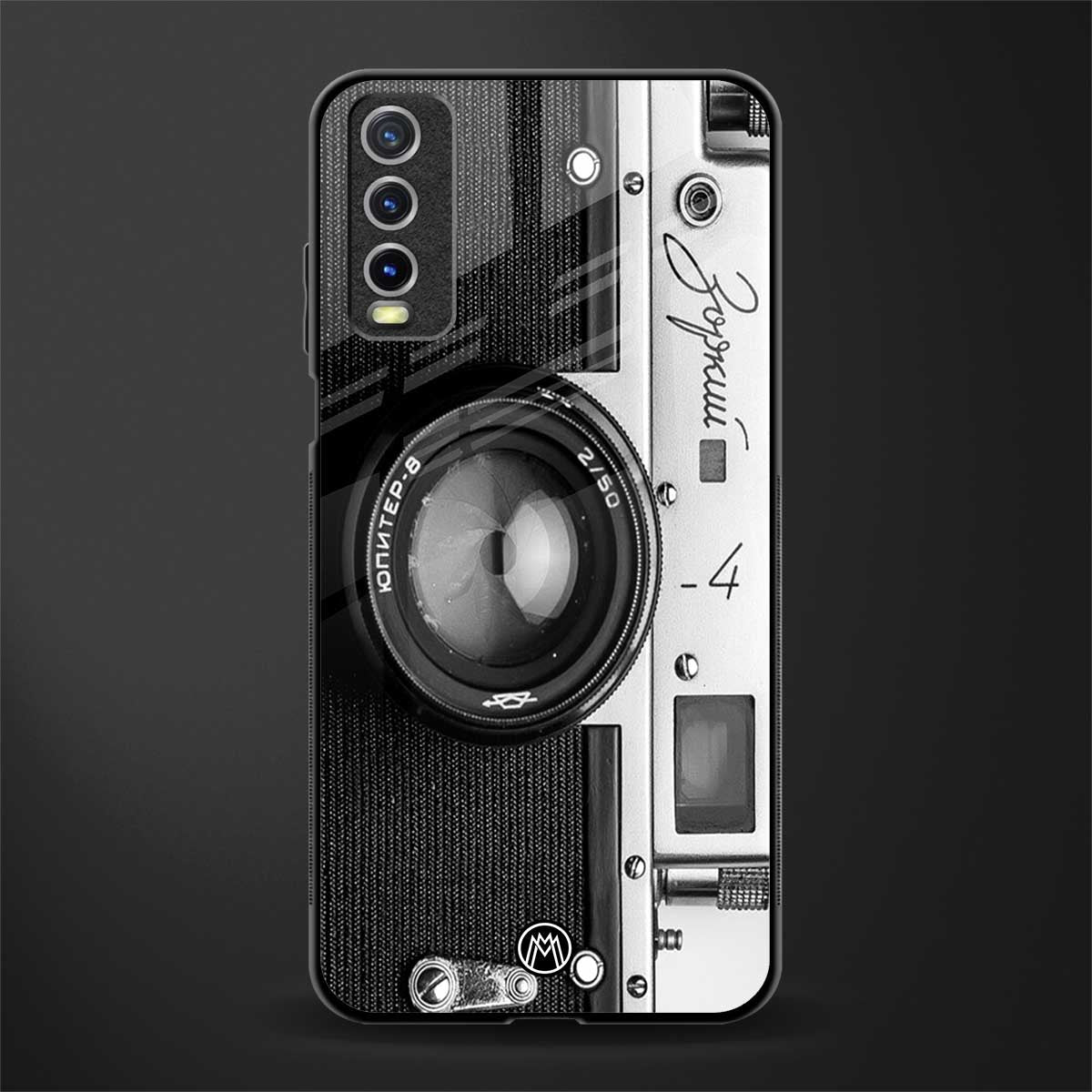 vintage camera glass case for vivo y20i vivo y20t image