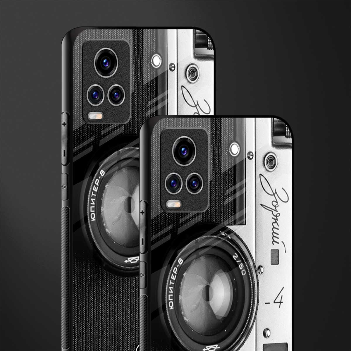 vintage camera glass case for vivo v20 pro image-2