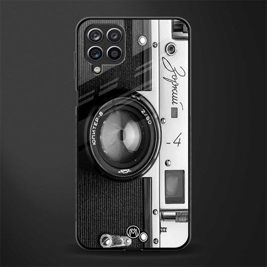 vintage camera glass case for samsung galaxy m12 image