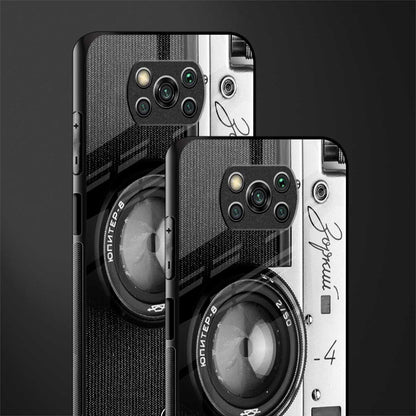 vintage camera glass case for poco x3 pro image-2