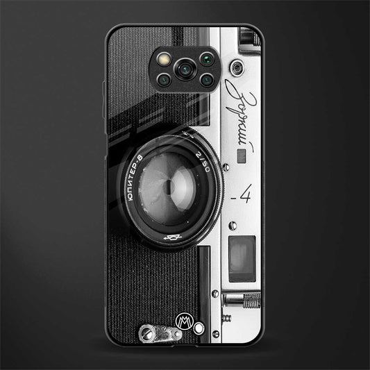 vintage camera glass case for poco x3 pro image