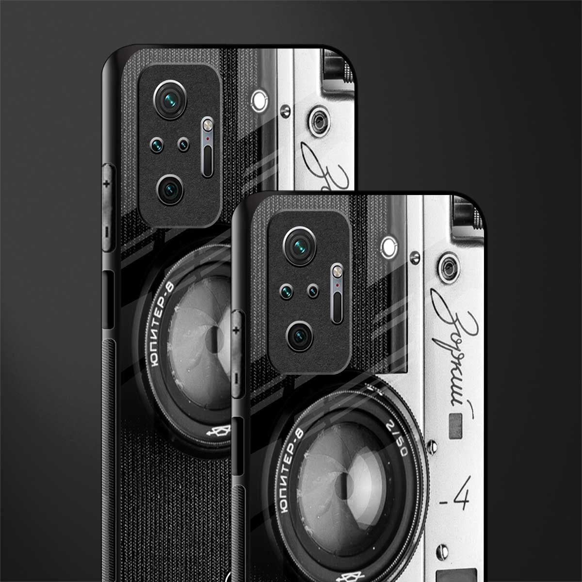 vintage camera glass case for redmi note 10 pro max image-2