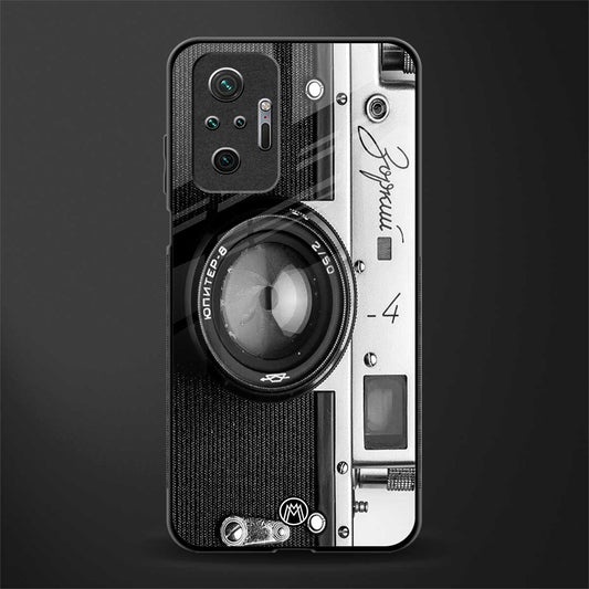 vintage camera glass case for redmi note 10 pro image