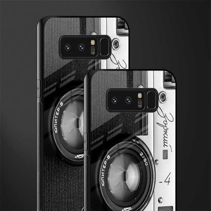 vintage camera glass case for samsung galaxy note 8 image-2
