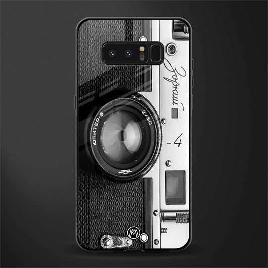 vintage camera glass case for samsung galaxy note 8 image