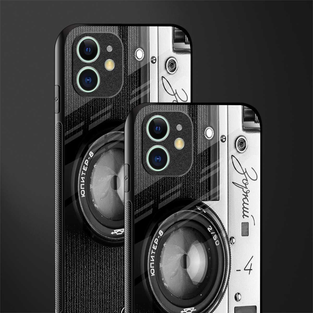 vintage camera glass case for iphone 12 mini image-2