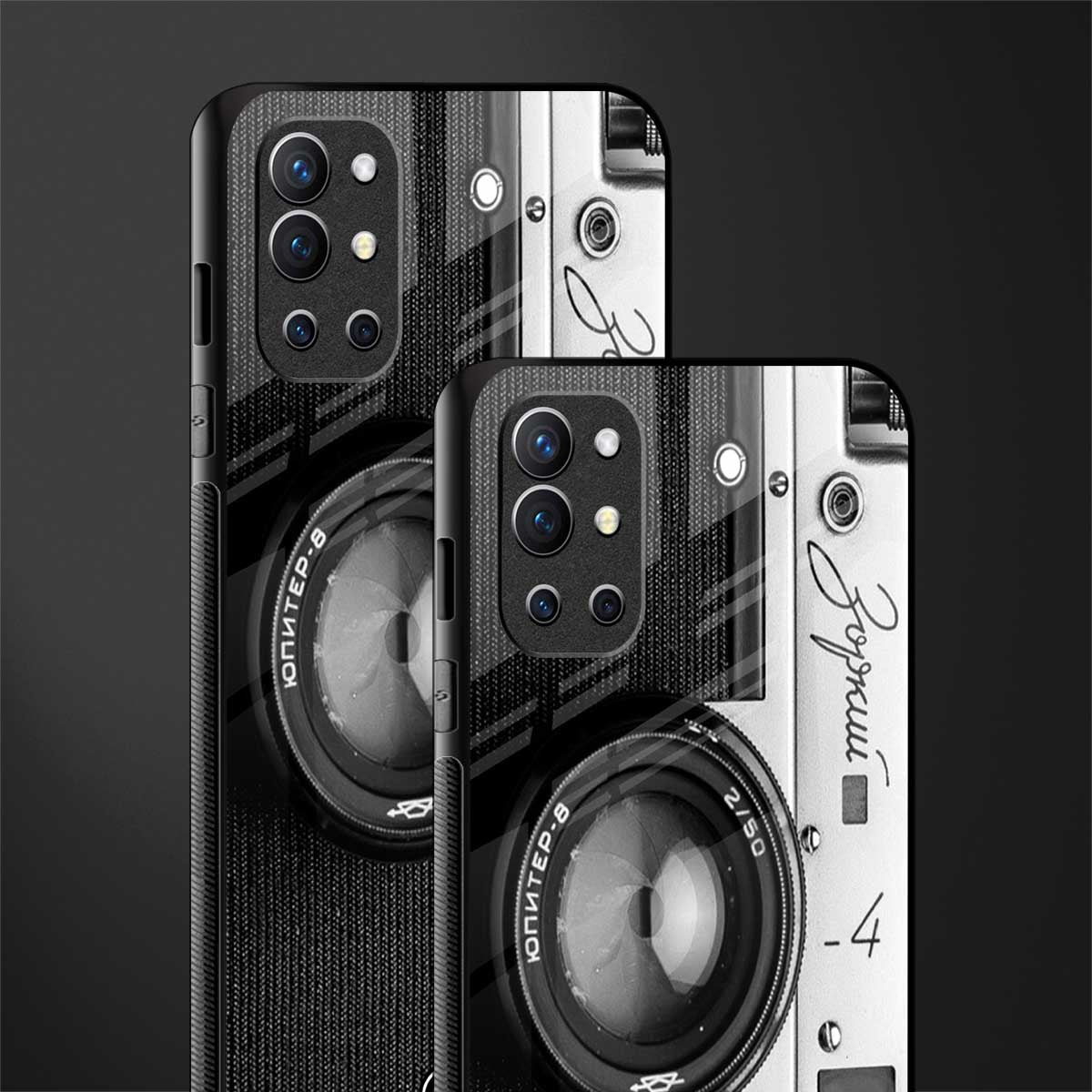 vintage camera glass case for oneplus 9r image-2