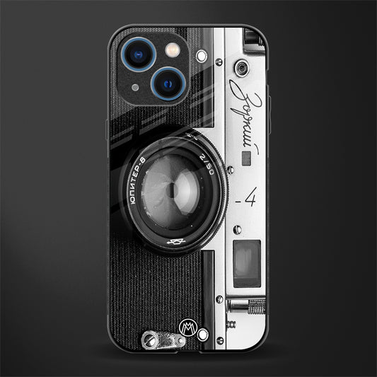 vintage camera glass case for iphone 13 mini image