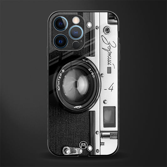 vintage camera glass case for iphone 12 pro image
