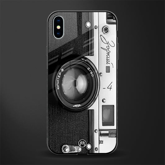 vintage camera glass case for iphone xs max image