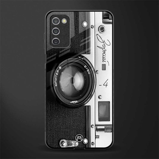 vintage camera glass case for samsung galaxy a03s image