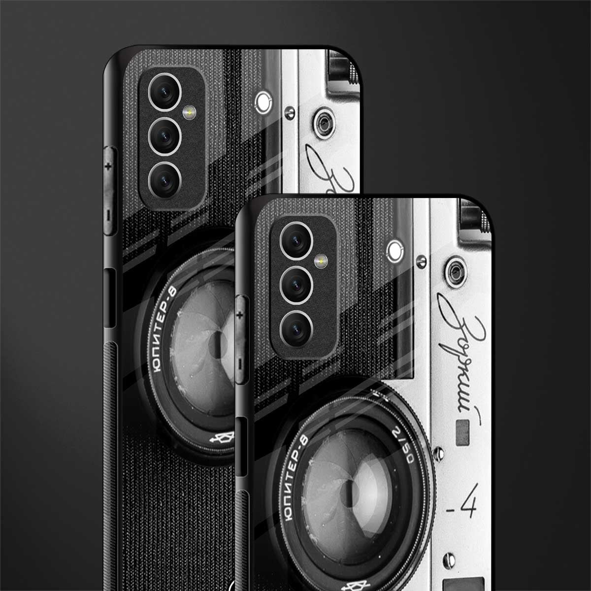 vintage camera glass case for samsung galaxy m52 5g image-2