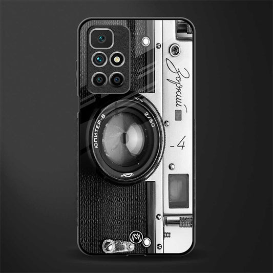 vintage camera glass case for redmi 10 prime image