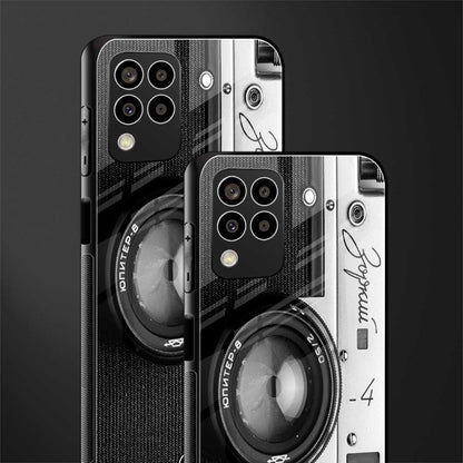 vintage camera back phone cover | glass case for samsung galaxy m33 5g