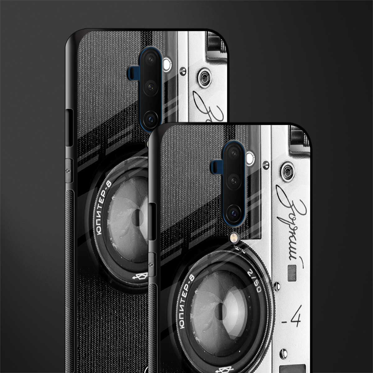 vintage camera glass case for oneplus 7t pro image-2