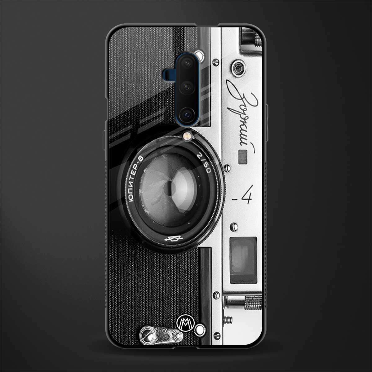 vintage camera glass case for oneplus 7t pro image