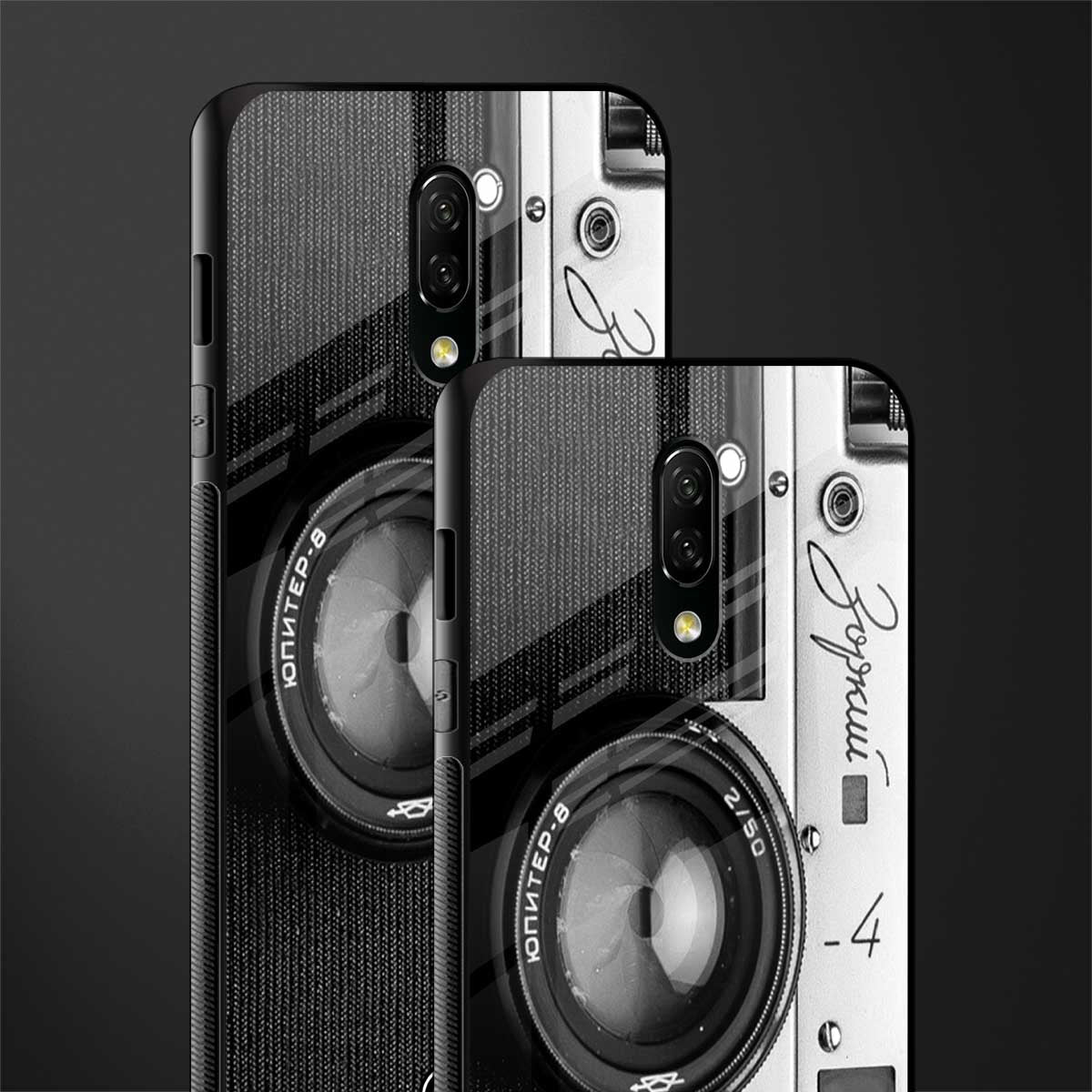vintage camera glass case for oneplus 7 image-2