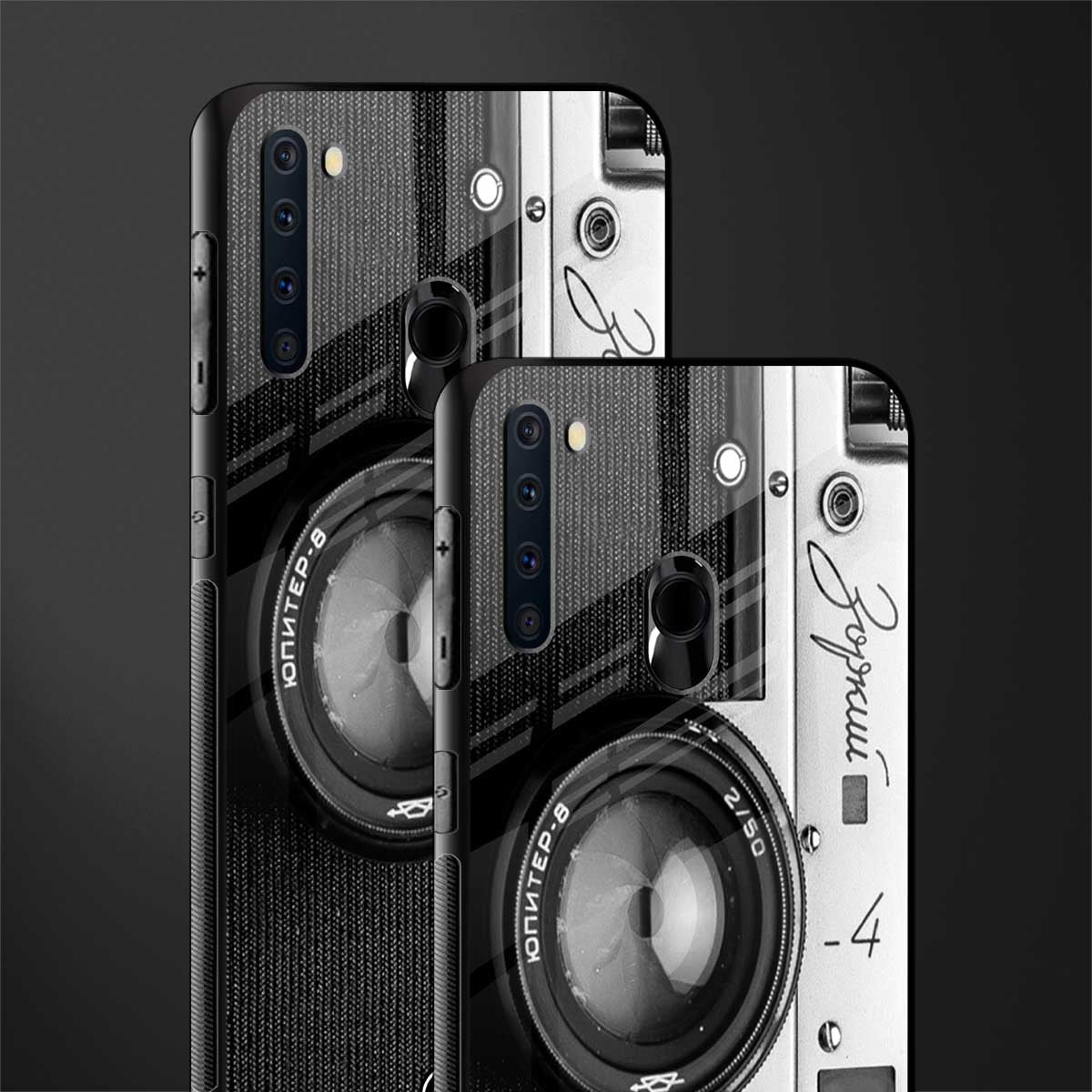 vintage camera glass case for samsung a21 image-2