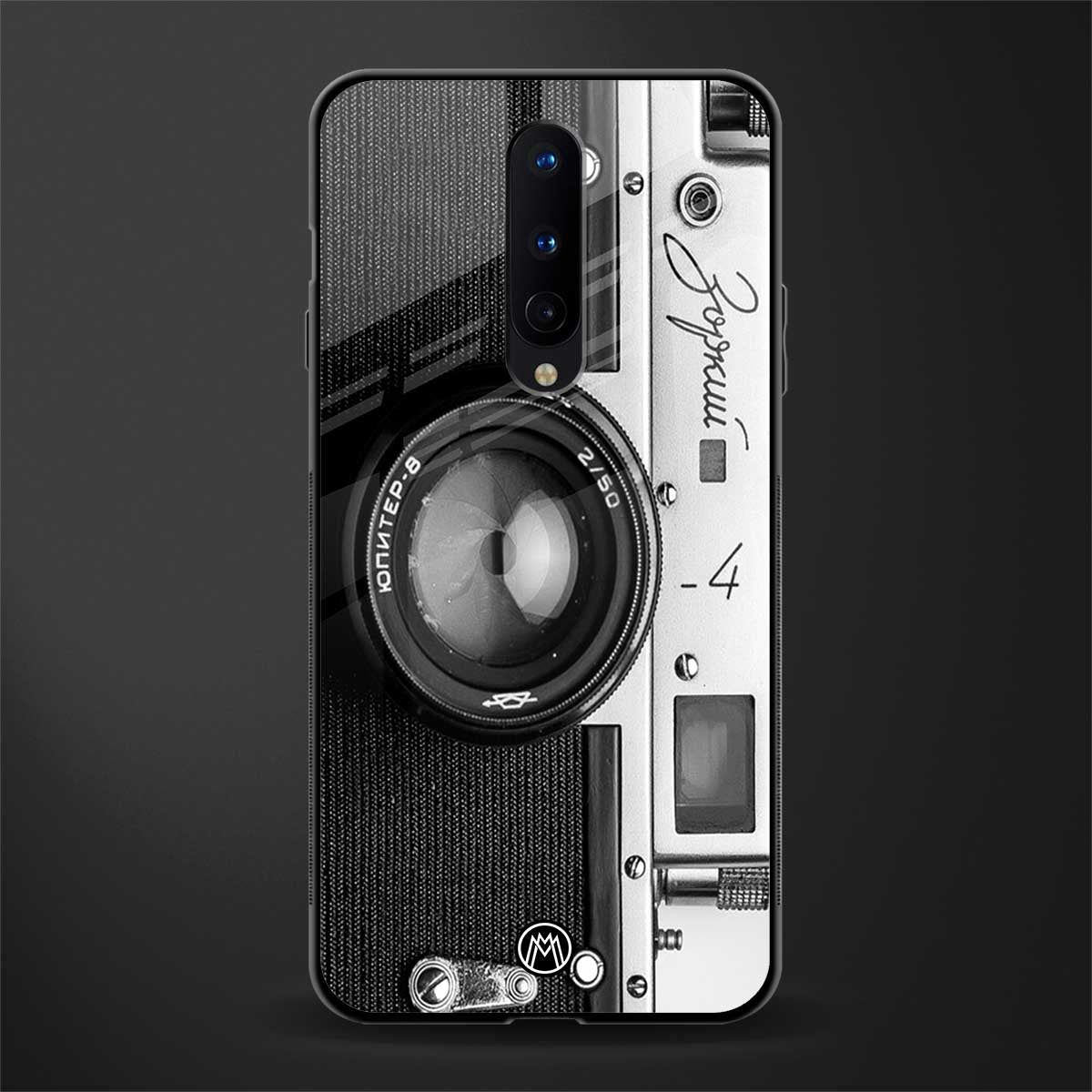 vintage camera glass case for oneplus 8 image