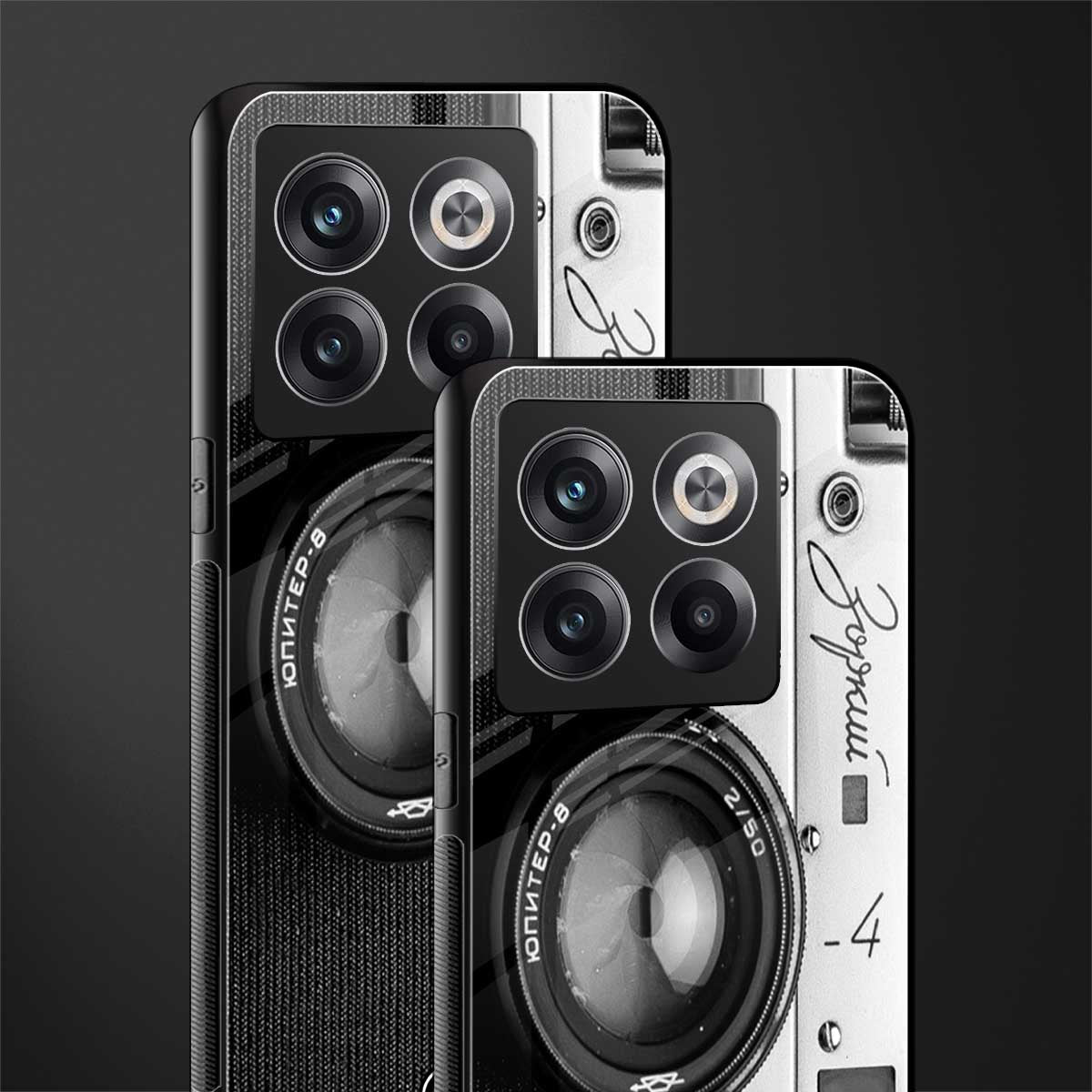 vintage camera back phone cover | glass case for oneplus 10t