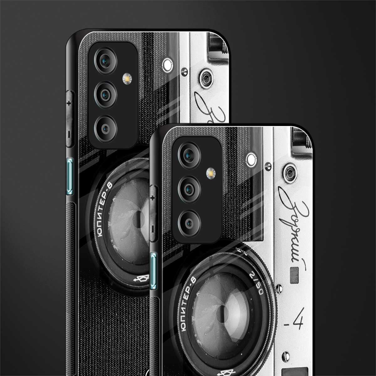 vintage camera back phone cover | glass case for samsung galaxy f23 5g