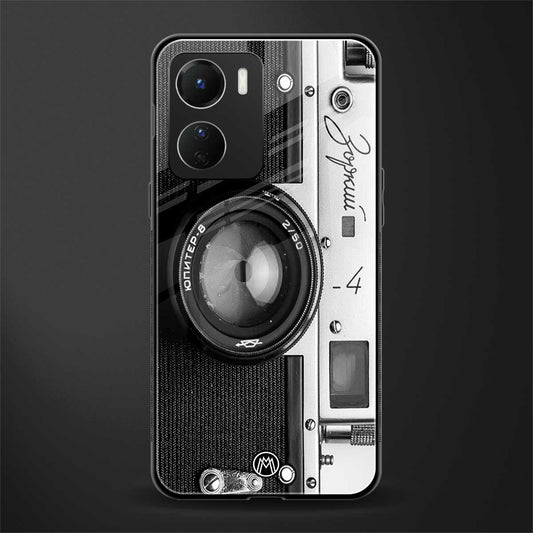 vintage camera back phone cover | glass case for vivo y16