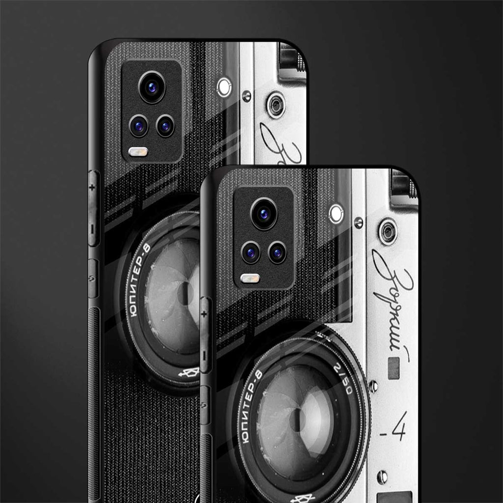 vintage camera back phone cover | glass case for vivo v21e 4g