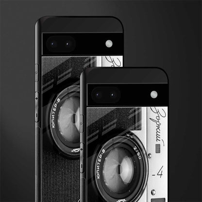 vintage camera back phone cover | glass case for google pixel 6a