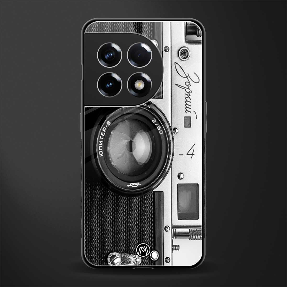 vintage camera back phone cover | glass case for oneplus 11r