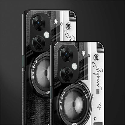 vintage camera back phone cover | glass case for oneplus nord ce 3 lite