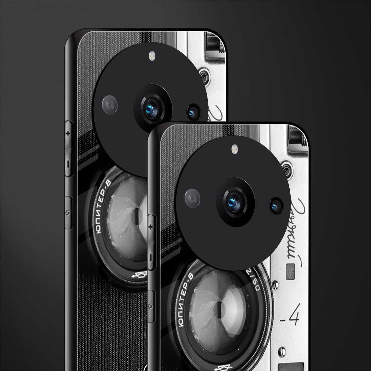 vintage camera back phone cover | glass case for realme 11 pro 5g