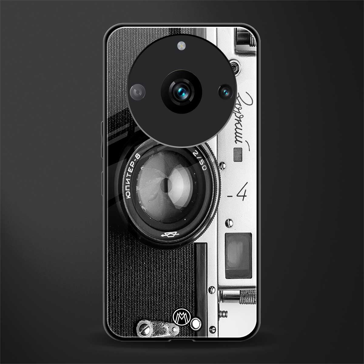 vintage camera back phone cover | glass case for realme 11 pro 5g