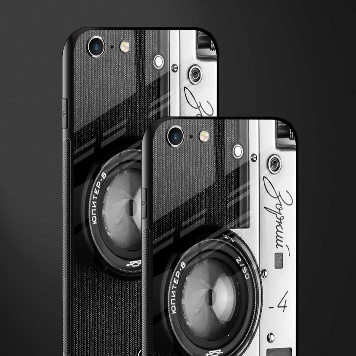 vintage camera glass case for iphone 6s image-2