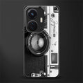 vintage camera back phone cover | glass case for vivo t1 44w 4g