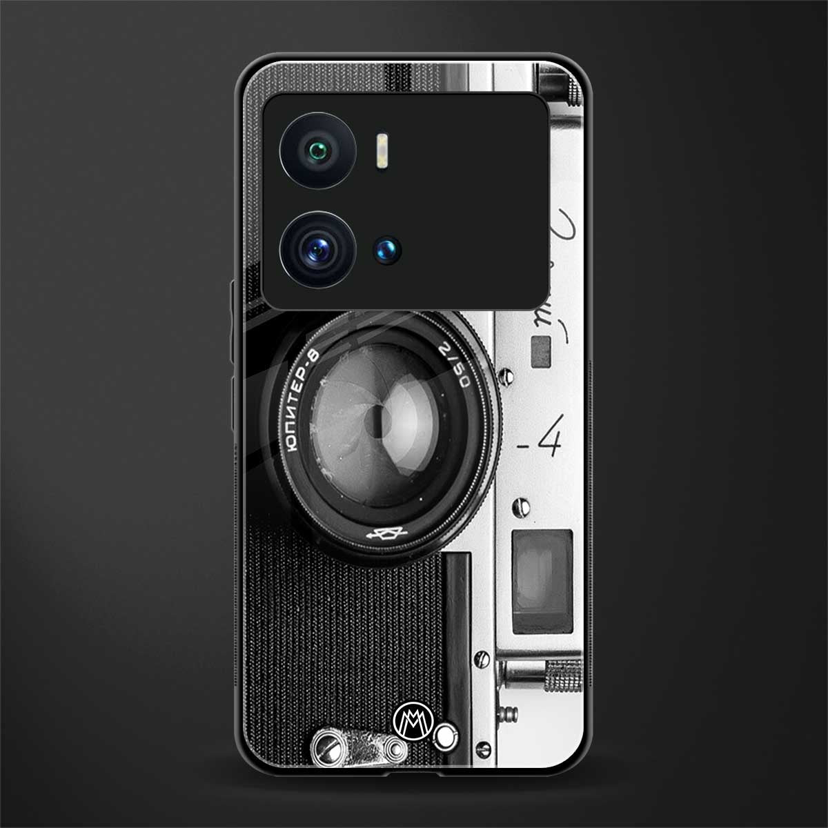 vintage camera back phone cover | glass case for iQOO 9 Pro