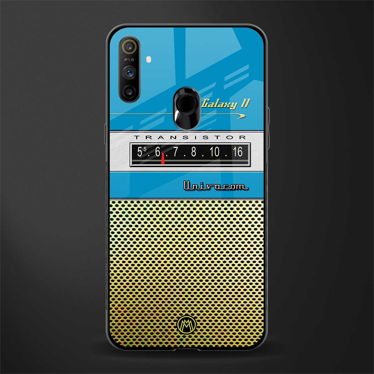 vintage radio glass case for realme narzo 10a image
