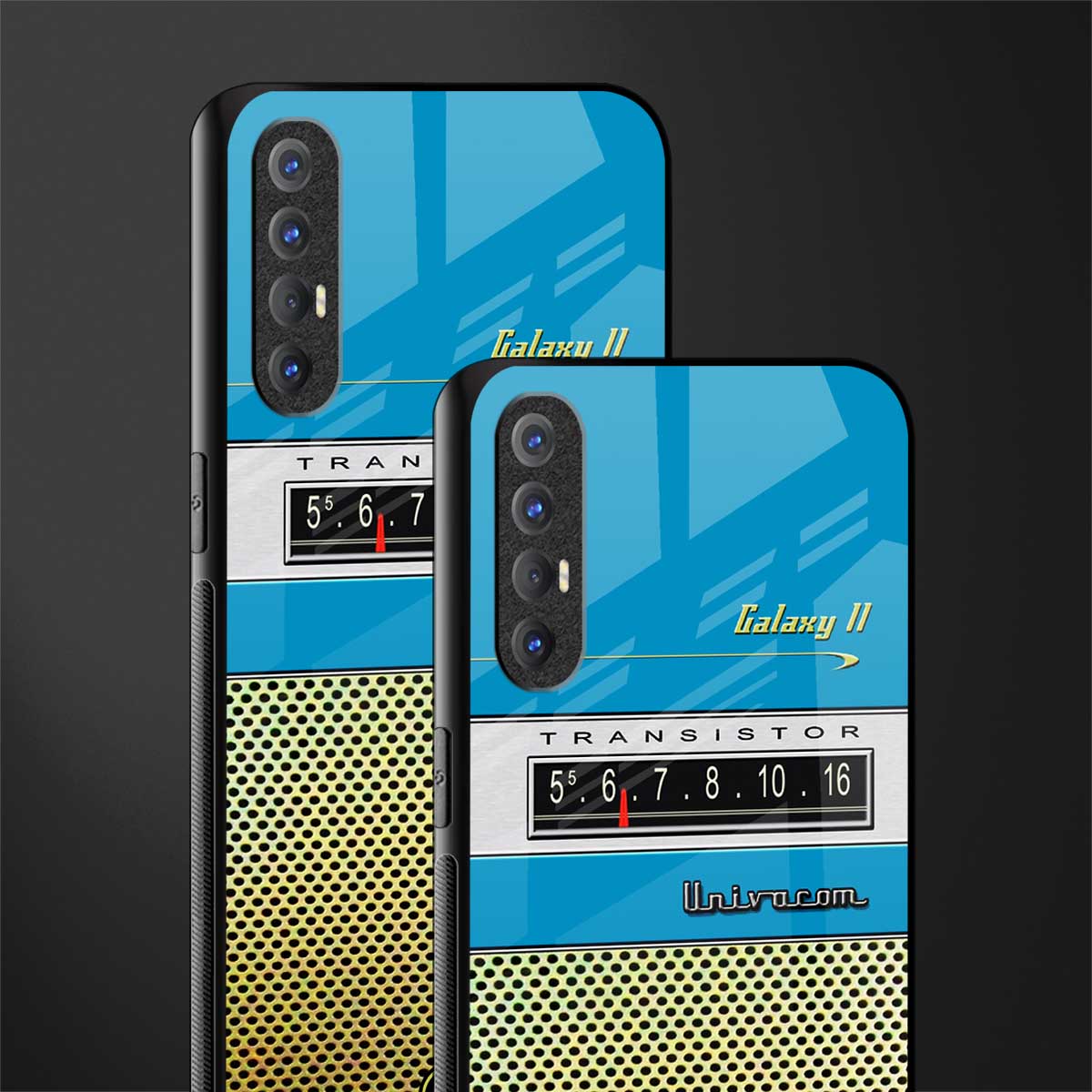 vintage radio glass case for oppo reno 3 pro image-2