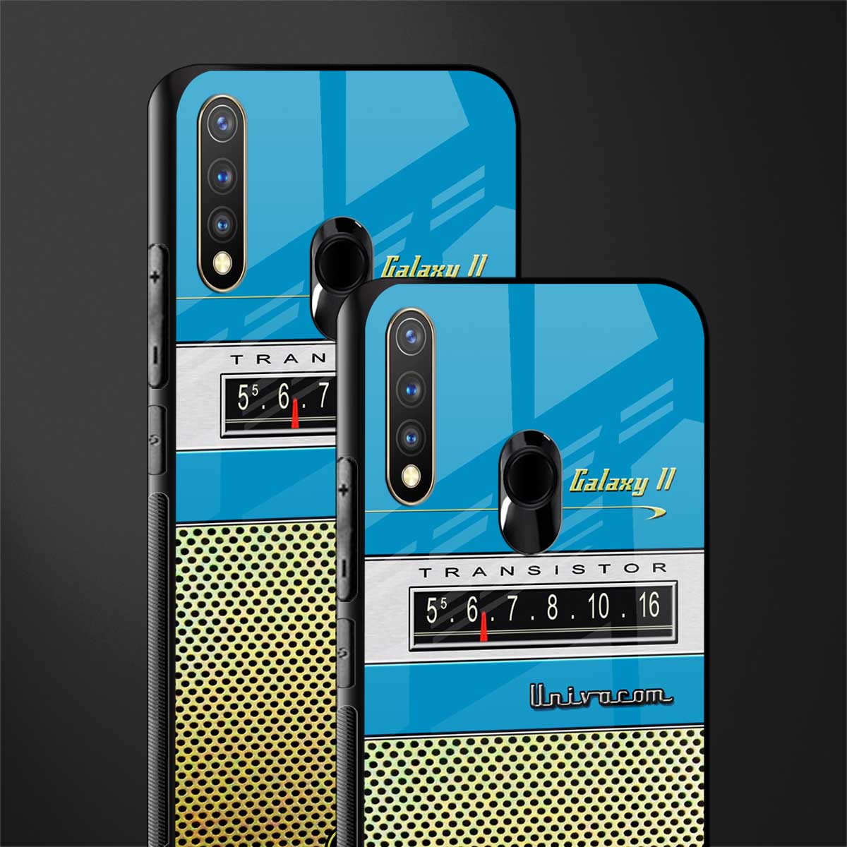 vintage radio glass case for vivo y19 image-2