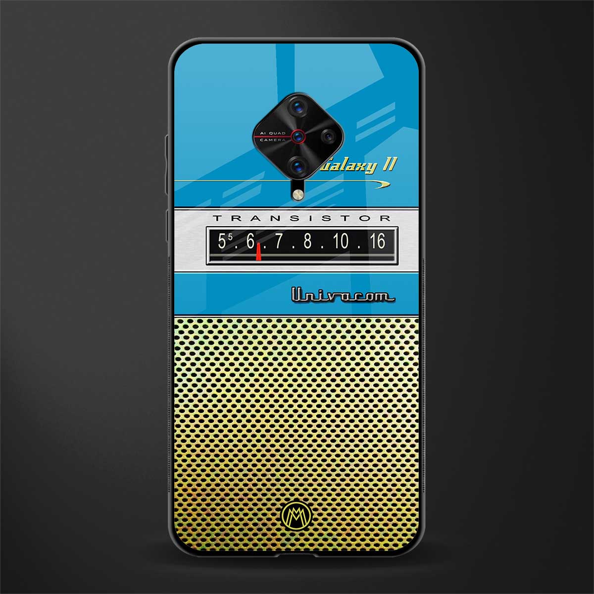 vintage radio glass case for vivo s1 pro image