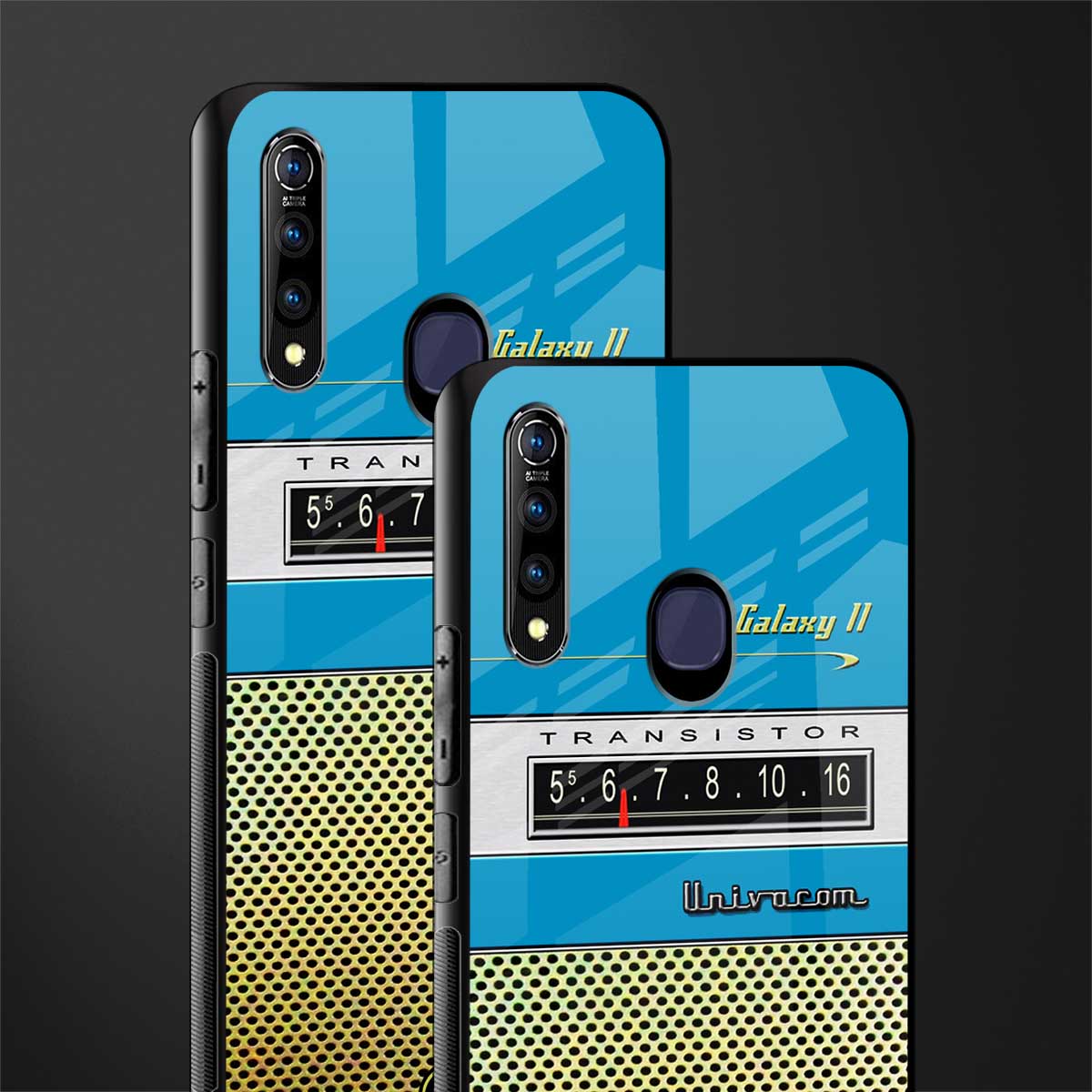 vintage radio glass case for vivo z1 pro image-2