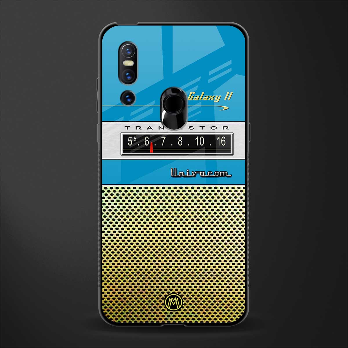 vintage radio glass case for vivo v15 image
