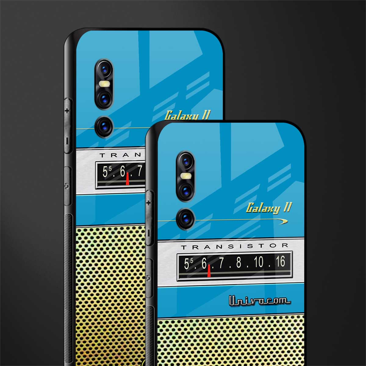 vintage radio glass case for vivo v15 pro image-2
