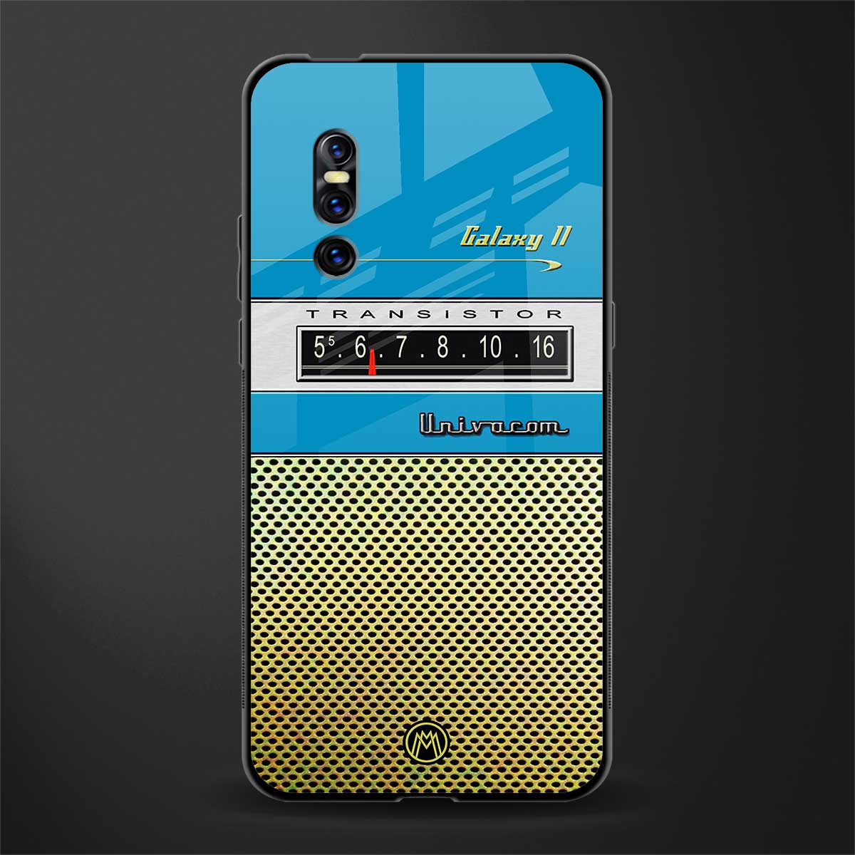 vintage radio glass case for vivo v15 pro image