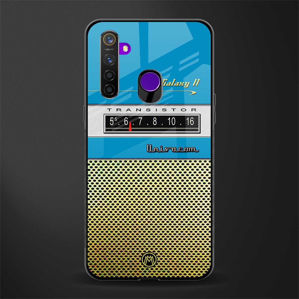 vintage radio glass case for realme 5 image
