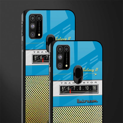 vintage radio glass case for samsung galaxy f41 image-2