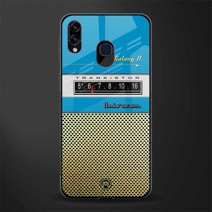 vintage radio glass case for samsung galaxy a30 image