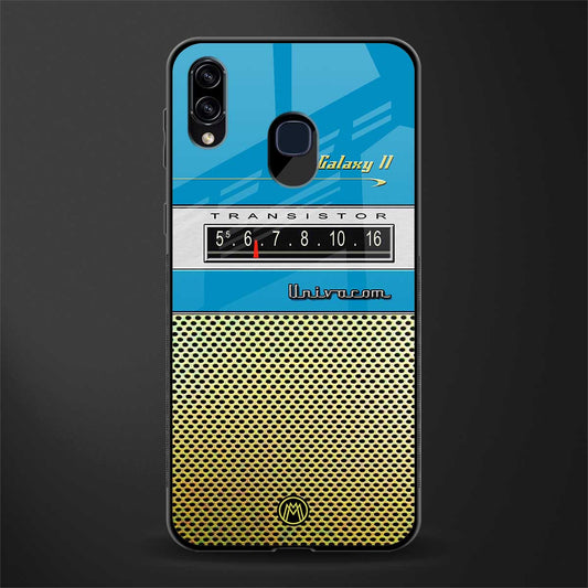 vintage radio glass case for samsung galaxy a30 image